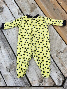 CUTE EMMA JACK Star Onesie BABY 3 Months/13lbs Footed Onesie One-Piece